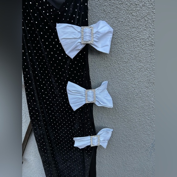 MAJORELLE x Bridget Julia Gown in Black & White New with Tags! - Picture 5 of 10